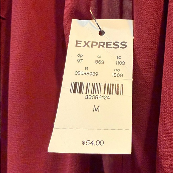 Express Deep Red Top - Picture 4 of 4